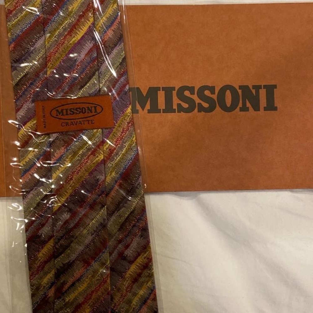 Authentic Vintage Silk Missoni Tie